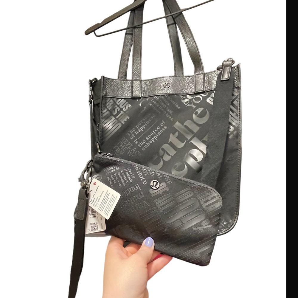 Lululemon Now & Always Expandable Tote Bag *15L and Wallet Manifesto Pri…